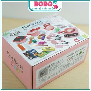 Bộ đồ chơi nhà bếp nấu ăn play house mini kittchen set 36 chi tiết - đồ chơi cho bé