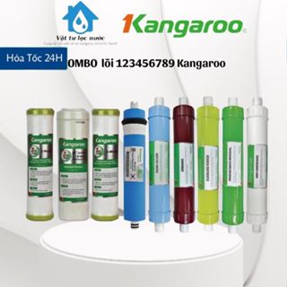 Combo lõi lọc KANGAROO số 123456789 Tăng độ PH trong nước 💥CHÍNH HÃNG💥 tặng kèm dây dẫn và cút nối nhanh