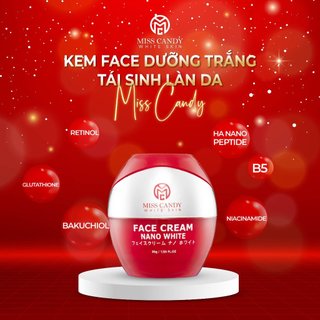  Kem Face Dưỡng Trắng Tái Sinh Làn Da Miss Candy White Skin - 30g