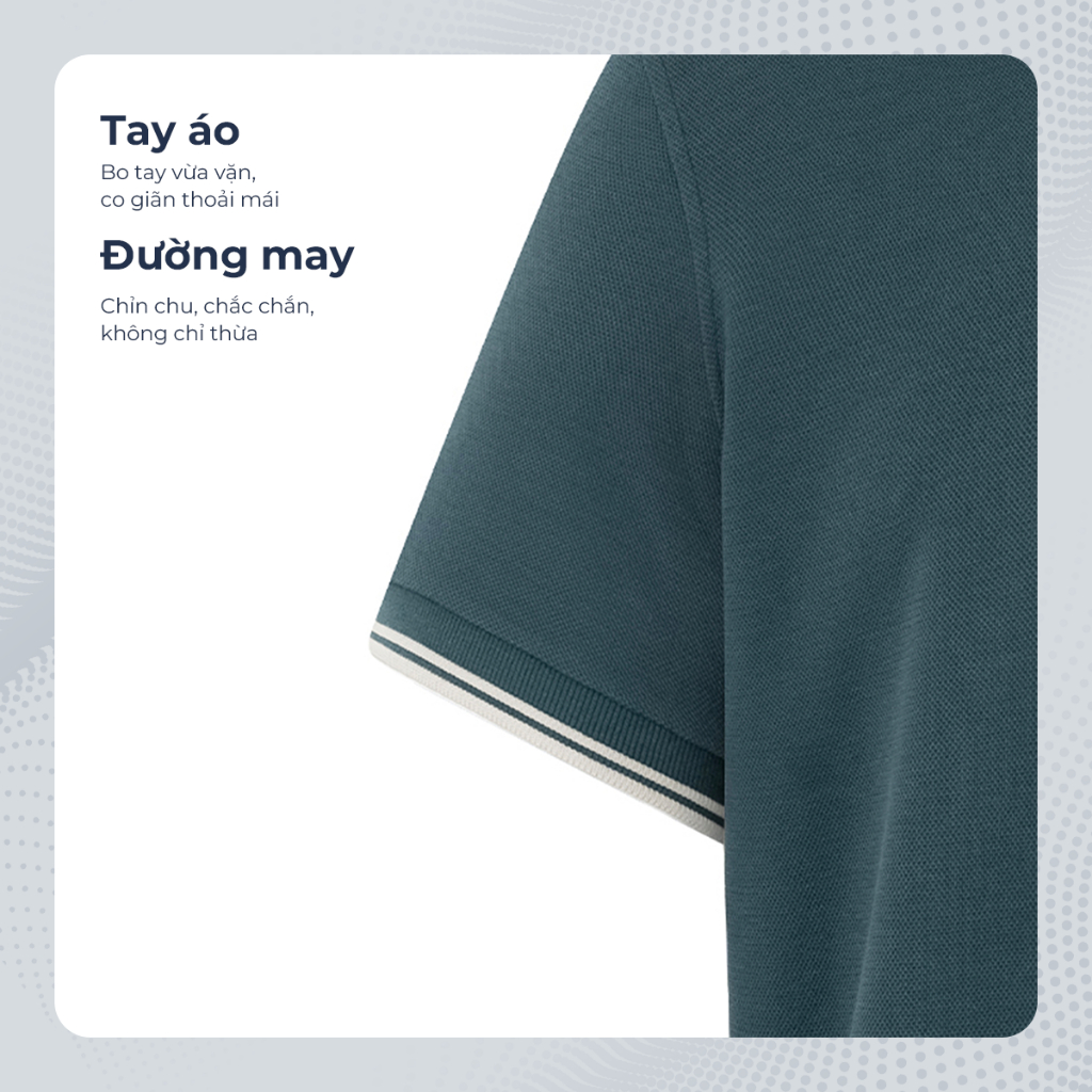 Áo polo nam BASIC CLASSIC vải cá sấu cotton piqué interlock sang trọng, tinh tế - POLOMANOR