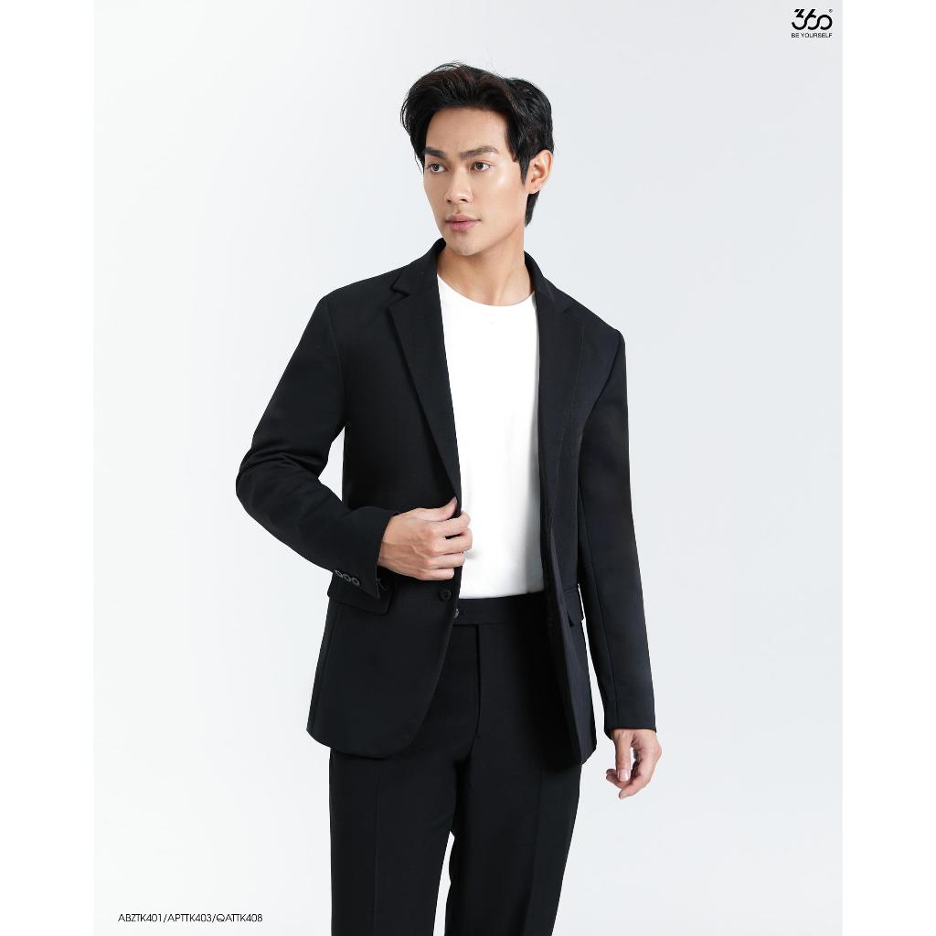 Áo khoác blazer nam thương hiệu 360 Boutique kiểu dáng trẻ trung thoải mái chất liệu cao cấp - ABZTK401