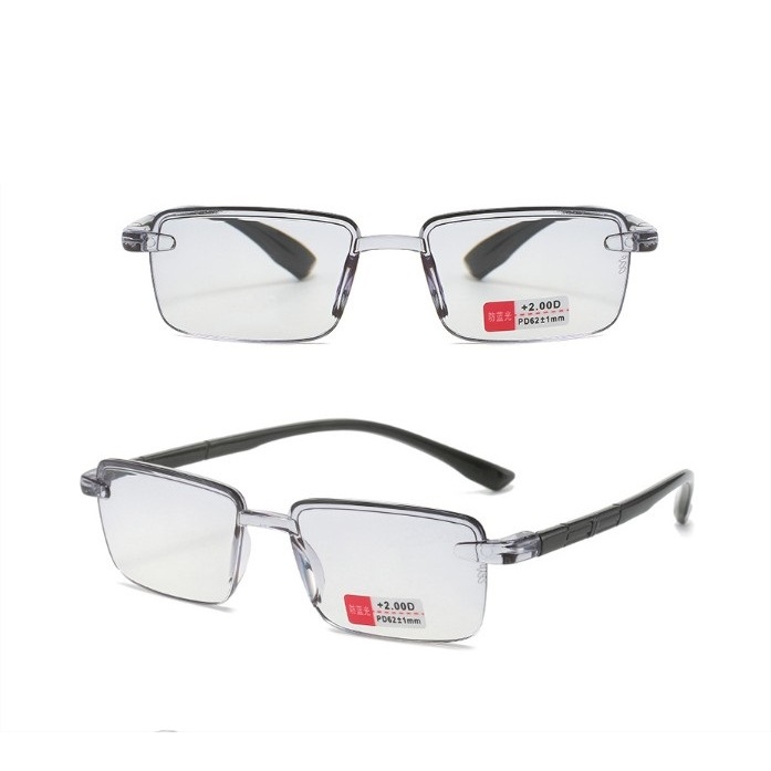 Kính lão thị viễn thị tròng to rõ khổng lồ siêu sáng loại 1 không vành siêu trong PD04 bảo hành 1-1