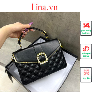 Túi xách nữ cầm tay, đeo chéo Bailinniao Đen 92 size 22