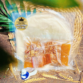 Combo muối béo premium bánh tráng muối béo 500g