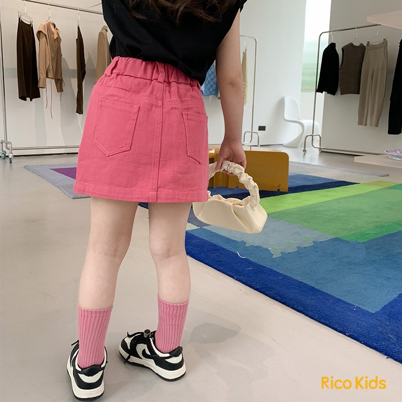 Chân váy dáng chữ A cho bé gái từ 10-35kg kiểu dáng hiện đại chính hãng Ambb Kids mã V030