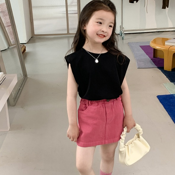 Chân váy dáng chữ A cho bé gái từ 10-35kg kiểu dáng hiện đại chính hãng Ambb Kids mã V030