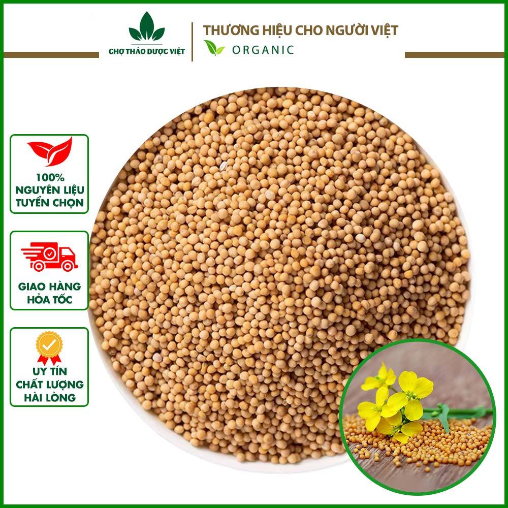 Bạch giới tử hữu cơ 100g ( Hạt cải trắng giảm ho, tiêu đàm) - Chợ Thảo Dược Việt