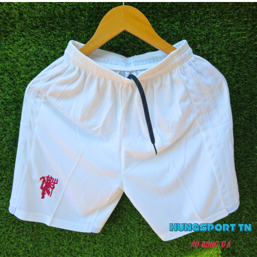 MU trắng thun mè, áo đá banh in tên số theo yêu cầu