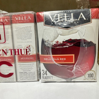 Vang ngọt peter vella delicious red, 5000ml
