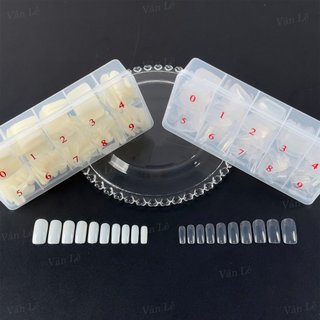 móng úp chân dài form chuẩn đẹp hộp 500 móng