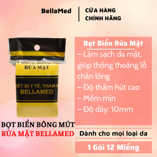 Bông Mút Bọt Biển Rửa Mặt Chivey Chính Hãng 12 miếng/gói chính hãng