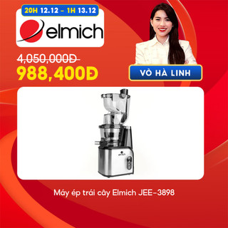 ( Chỉ còn 988K sau khi áp voucher ) Máy ép chậm trái cây Elmich JEE-3898