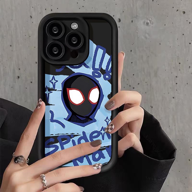 Ốp lưng iphone camera viền cao man girl gwen 6/6s/6plus/7/8/plus/x/xs/11/12/13/14/15/pro/max/plus/promax - Awifi D4-11