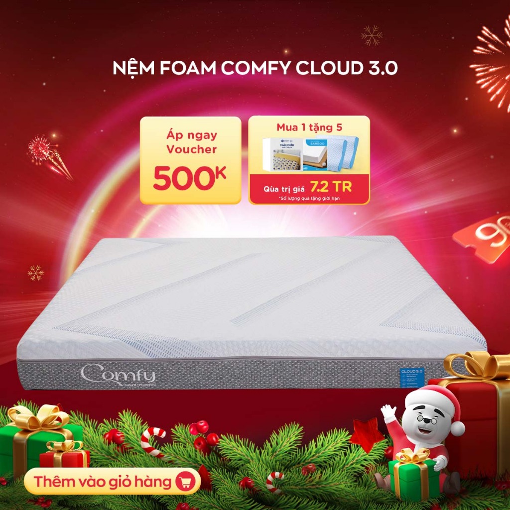 Nệm Foam Comfy Cloud 3.0