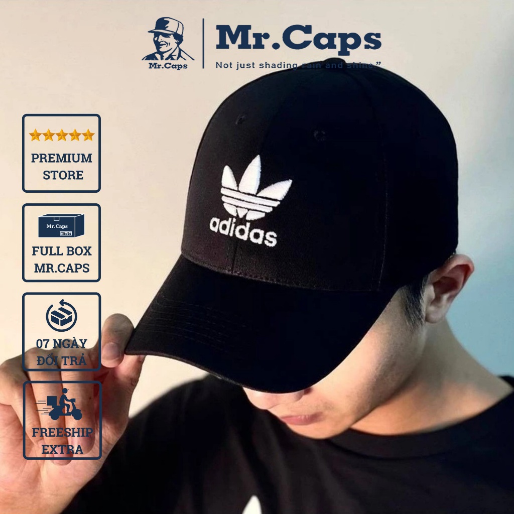 Nón thể thao adidas cao cấp - Mũ lưỡi trai dáng thể thao ullzang phomg unisex thời trang phối lưới cho nam nữ Mrcap AD01 | BigBuy360 - bigbuy360.vn