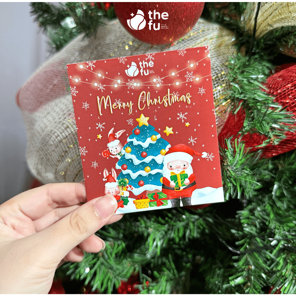 Tấm Thiệp Dễ Thương Giáng Sinh Ghi Lời Chúc Sinh Nhật, Chúc Mừng Bạn Bè Và Người Thân