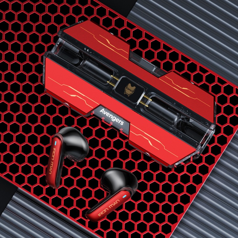 Tai nghe bluetooth gaming BTMV2 độ trễ cực thấp chip Jerry 5.3 mô hình chiến binh Marvel dành cho game thủ - dc5189