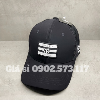 Nón kết mũ lưỡi trai chất nhung thêu Y.N mạc vuông phối lưới cao cấp thời trang unisex