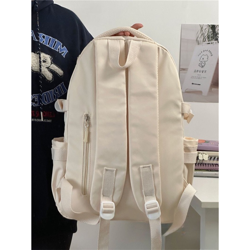 Balo Đi Học Nữ Phong Cách Đơn Giản Đựng Vừa Laptop 15,7 Inch M063