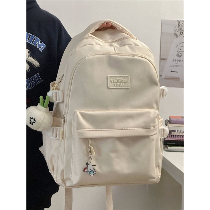 Balo Đi Học Nữ Phong Cách Đơn Giản Đựng Vừa Laptop 15,7 Inch M063