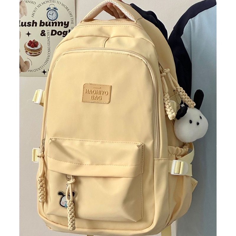 Balo Đi Học Nữ Phong Cách Đơn Giản Đựng Vừa Laptop 15,7 Inch M063