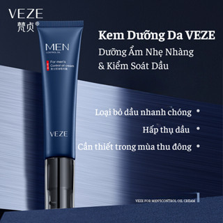 Kem Dưỡng Da Mặt Dành Cho Nam Giới VEZE Làm Săn Chắc Da, Kiểm Soát Dầu Hiệu Quả, Làm Sạch Lỗ Chân Lông Và Dưỡng Ẩm
