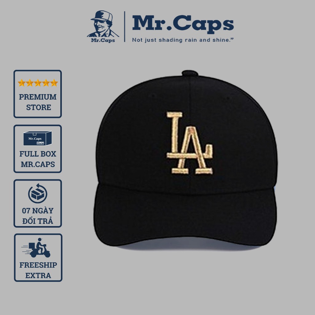 Nón thể thao hiệu LA - Mũ lưỡi trai MLB phong cách thời trang năng động Ulzzang form unisex Mrcaps Store LA01 | BigBuy360 - bigbuy360.vn