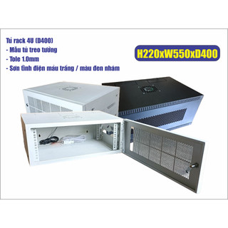 Tủ rack 4u treo tường - mẫu treo tường