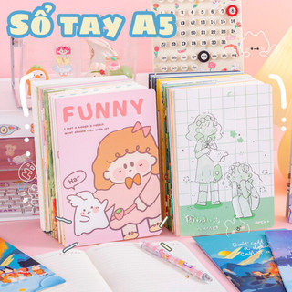 Sổ tay A5 hoạt hình dễ thương