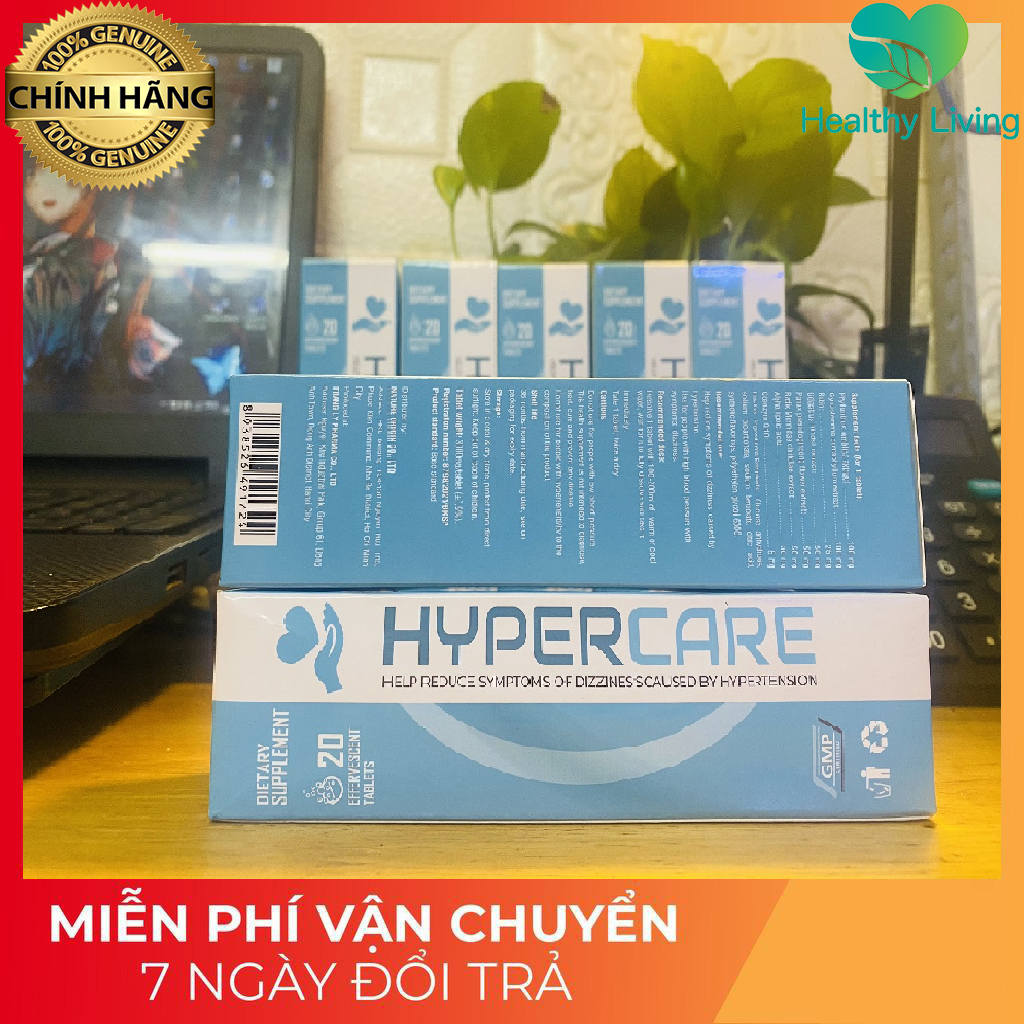 HYPERCARE Viên Sủi Hỗ Trợ Đẩy Lùi Đột Quỵ Tim Mạch Giảm Mỡ Máu Đường Huyết An Toàn Hiệu Quả
