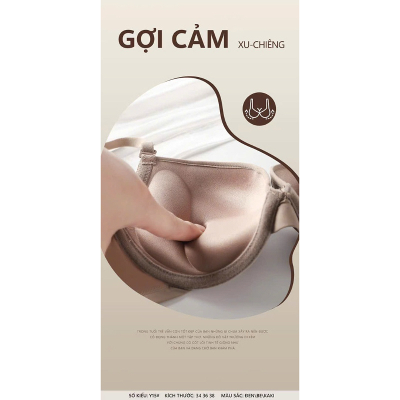 Mẫu mới - Áo lót copa Y15 mút kép siêu đẩy