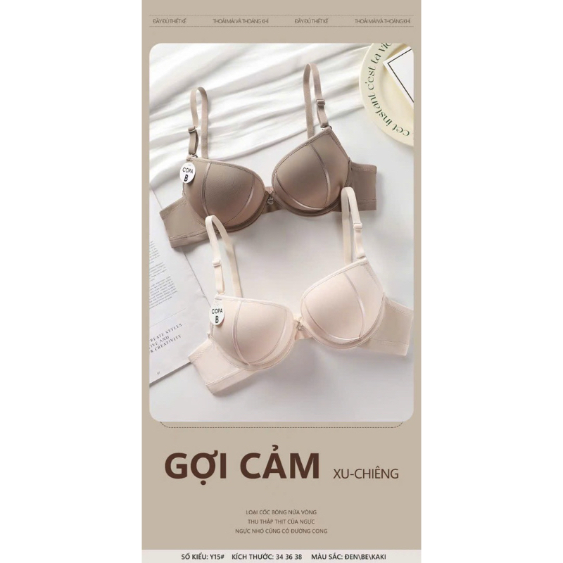 Mẫu mới - Áo lót copa Y15 mút kép siêu đẩy