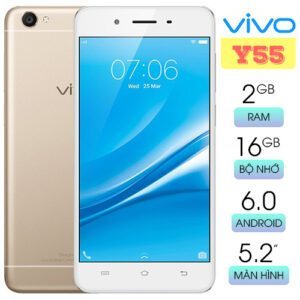 ĐIỆN THOẠI VIVO Y55 Vivo Y55 RAM 2GB CHÍNH HÃNG bộ nhớ 16GB NHỎ GỌN – TẶNG PIN, SẠC