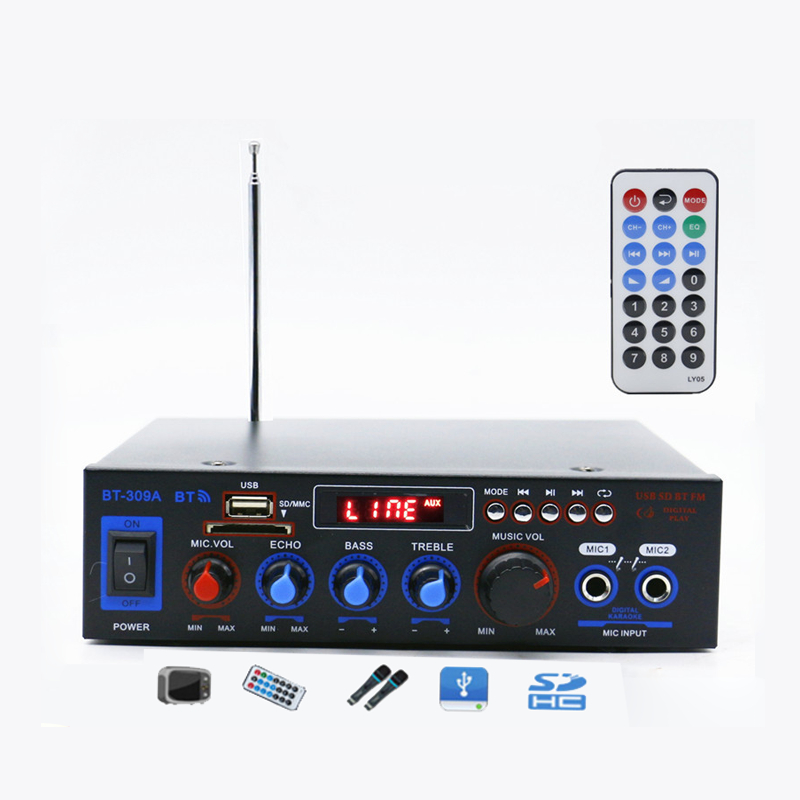 Âm ly bluetooth mini hát karaoke BT-309A Chất Lượng Cao