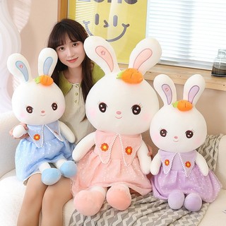 Gấu bông búp bê thỏ mặc váy. thú nhồi bông cho bé.búp bê nhồi bông hàng nhập khẩu cao cấp