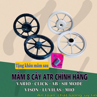 Mâm 8 cây ATR cho xe Vario, Click, Air Blade, Vison, PCX, SH mode, Luvilas, MIO