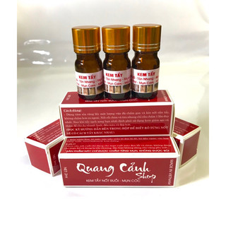(Loại xịn) Kem tẩy nốt ruồi , mụn cóc, mụn thịt , mắt cá (lọ 5ml)