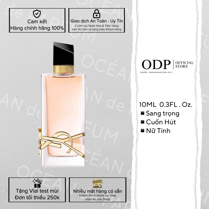 Nước hoa nữ Libre EDT 5ml 10ml