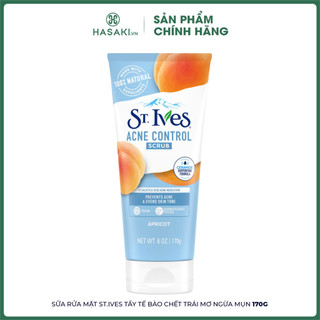 Sữa Rửa Mặt Tẩy Tế Bào Chết Chiết Xuất Trái Mơ STIVES 170g Hasaki Sản Phẩm Chính Hãng
