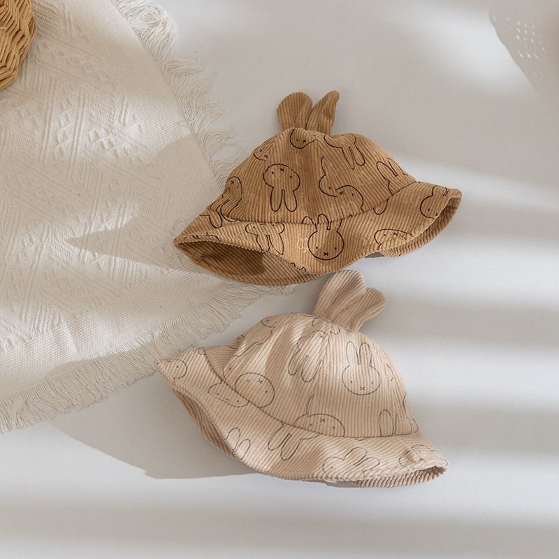 Hàng QC - Nón tai bèo Thỏ cho trẻ em, Mũ vành đi chơi, đi học cho bé trai bé gái