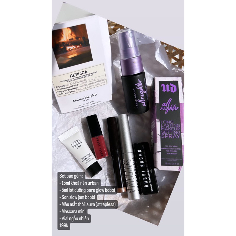 Set trang điểm mini