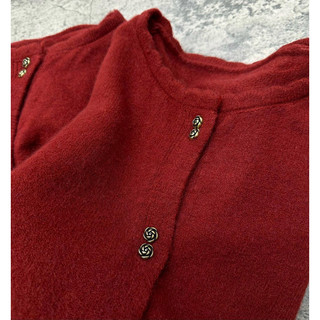 [HÀNG LOẠI 1] Áo len cardigan lông thỏ cúc hoa đôi