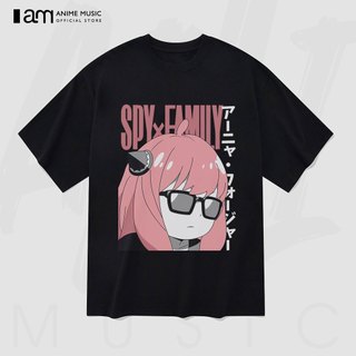 Áo thun unisex spyxfamily digital art oversized 100% cotton ngắn tay