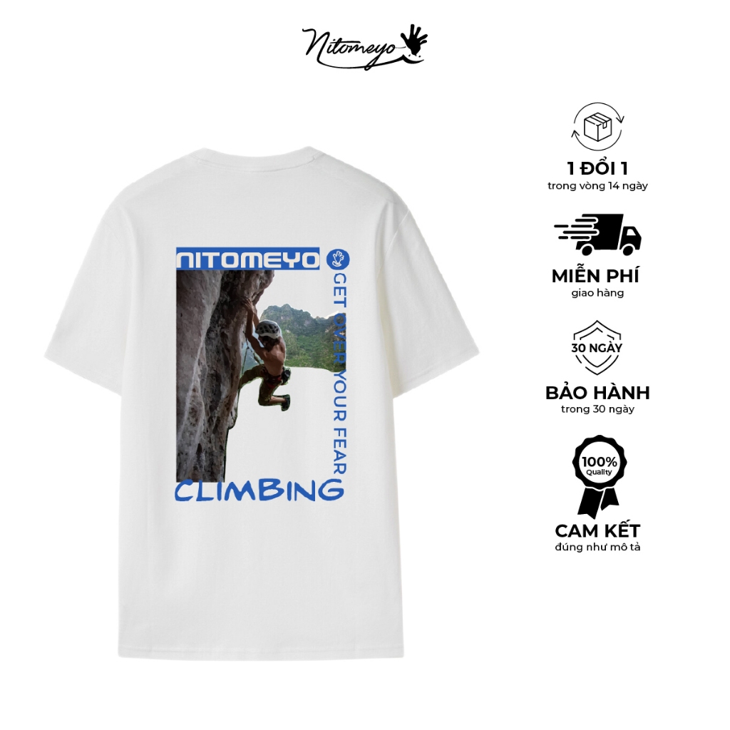 Áo Thun Oversize  NITOMEYO ClimBing Tee