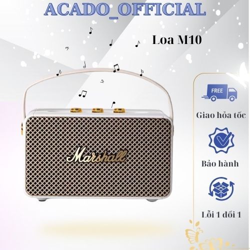 Loa bluetooth Không dây M10 phiên bản 2023, loa không dây pin trâu âm thanh chất lượng chống nước Acado official