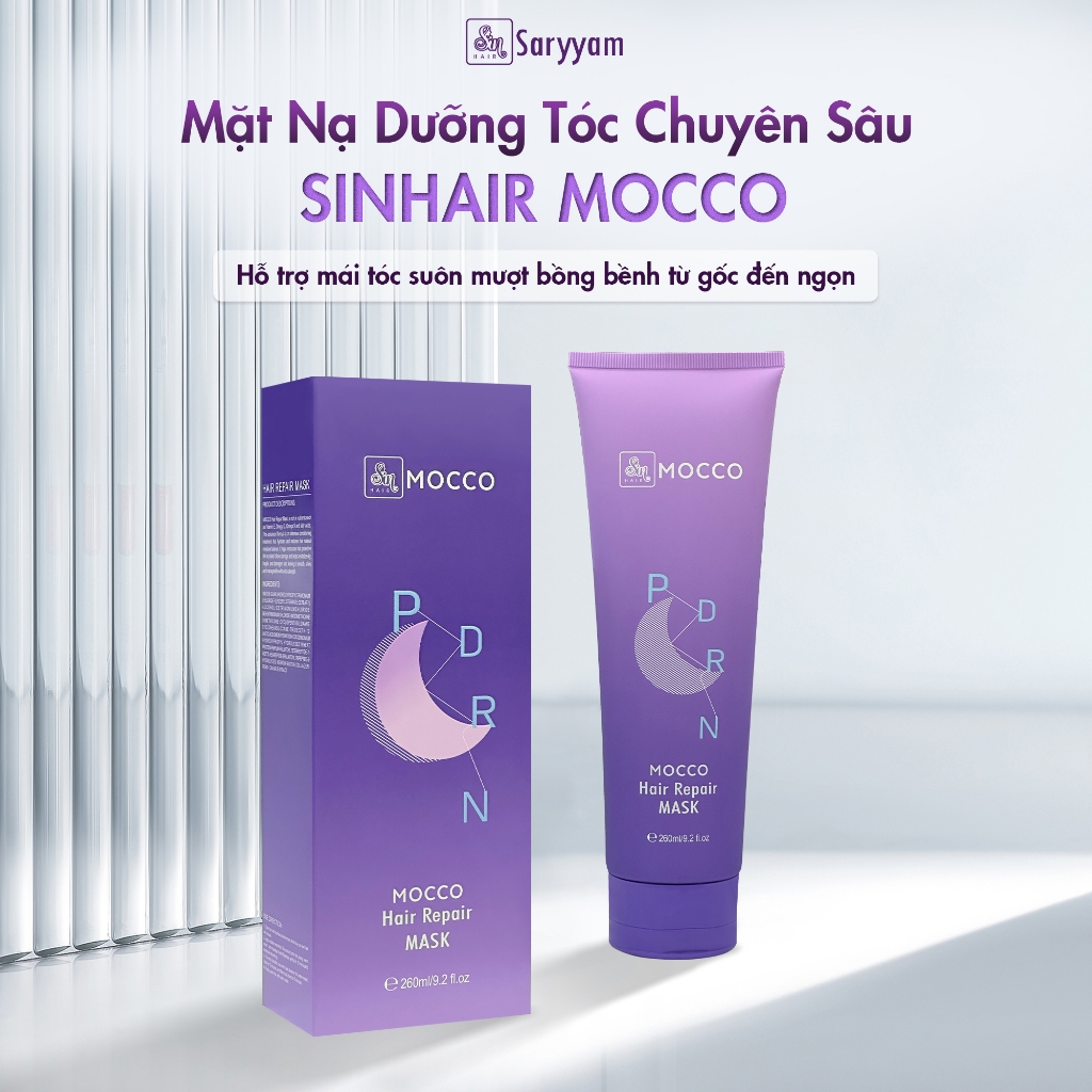 Mặt nạ dưỡng tóc chuyên sâu Sinhair Mocco Thể tích 260ml - Dưỡng tóc Sinhair - Sinhair chính hãng