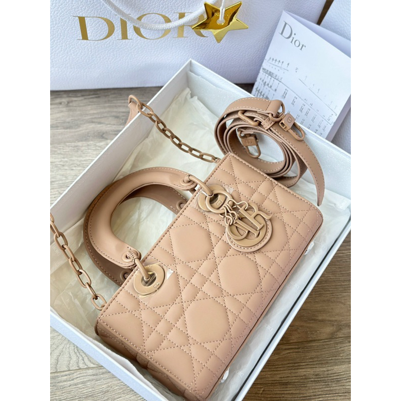 TÚI LADY D-JOY MATTE DA THẬT FULLBOX NAM CHÂM VIP