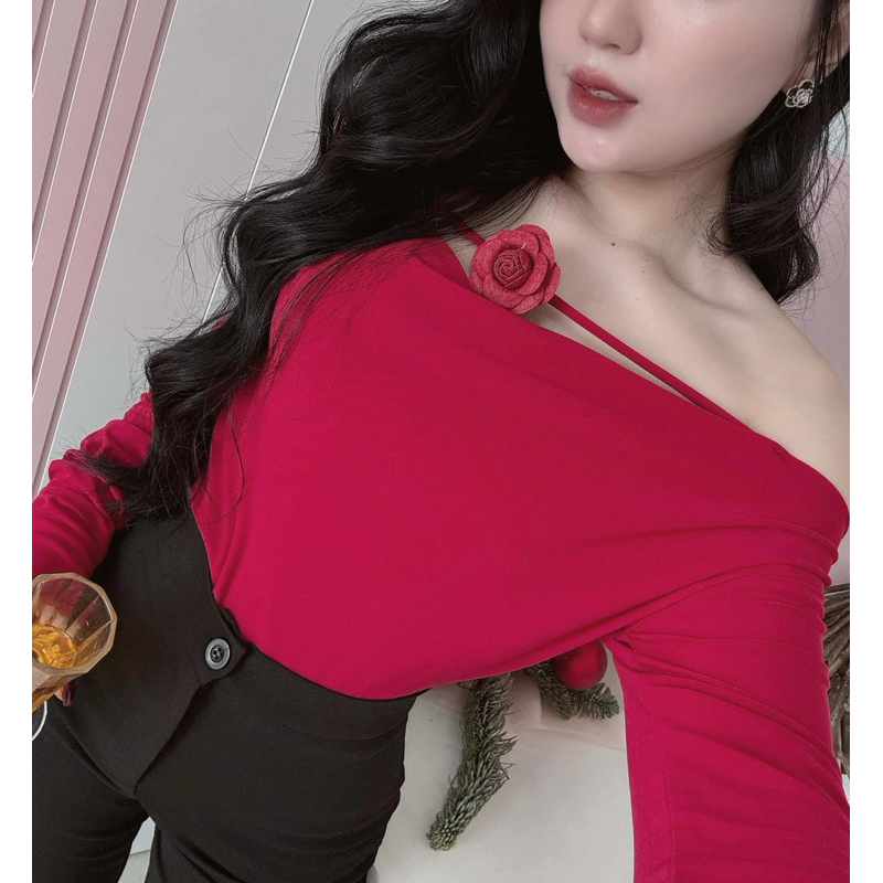 ÁO TRỄ VAI DÂY HOA TD