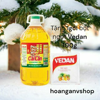 Dầu ăn cái lân 5l - tặng 1gói bột ngọt vedan 100g
