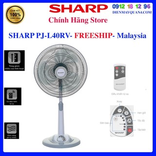 Quạt lửng sharp pj-l40rv-lg - remote - made in malaysia